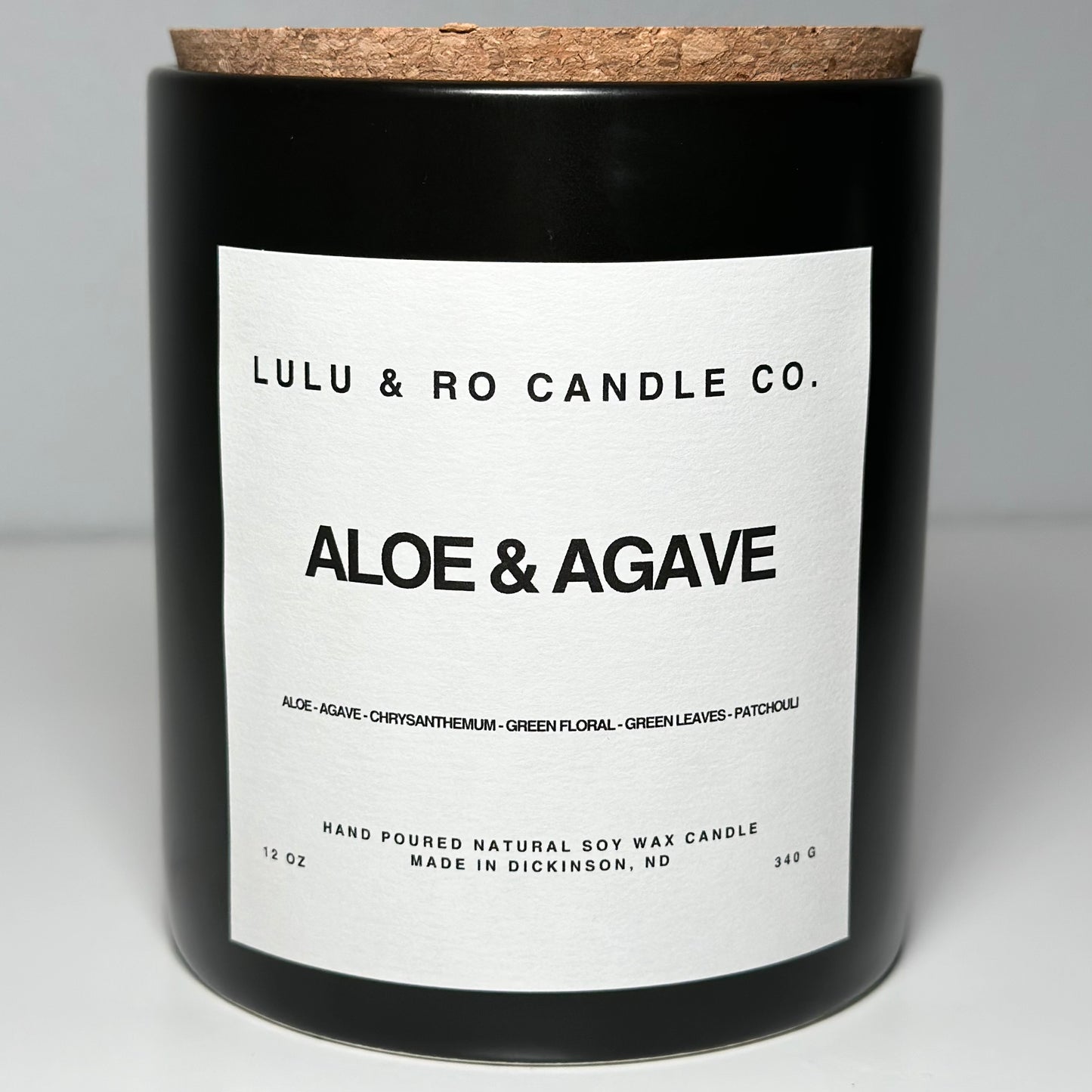 Cactus Flower and Jade Candle