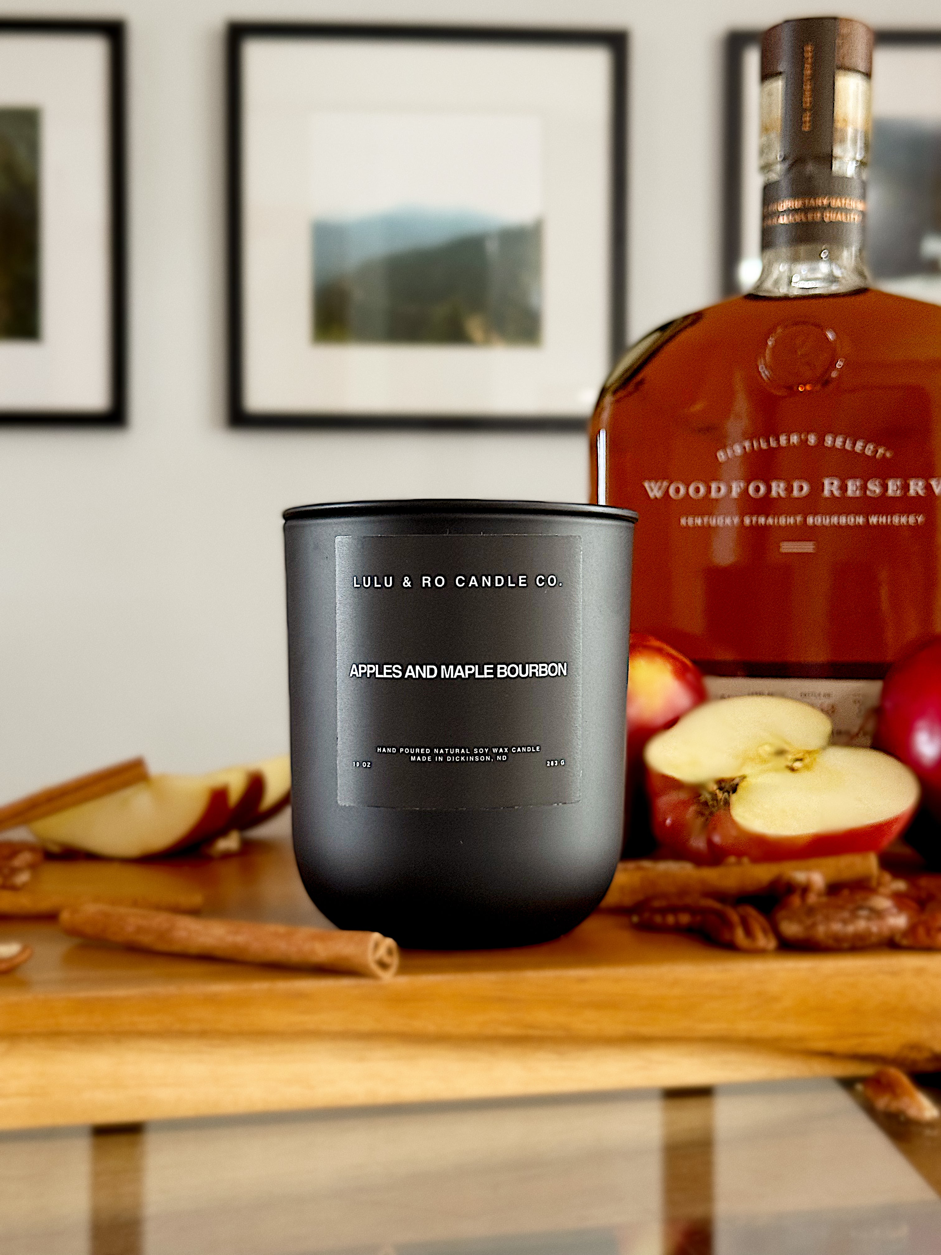 Apples and Maple Bourbon Candle