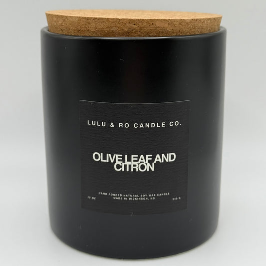 Olive Leaf and Citron Candle