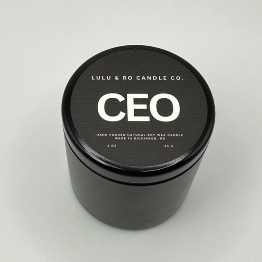 CEO Tin Candle