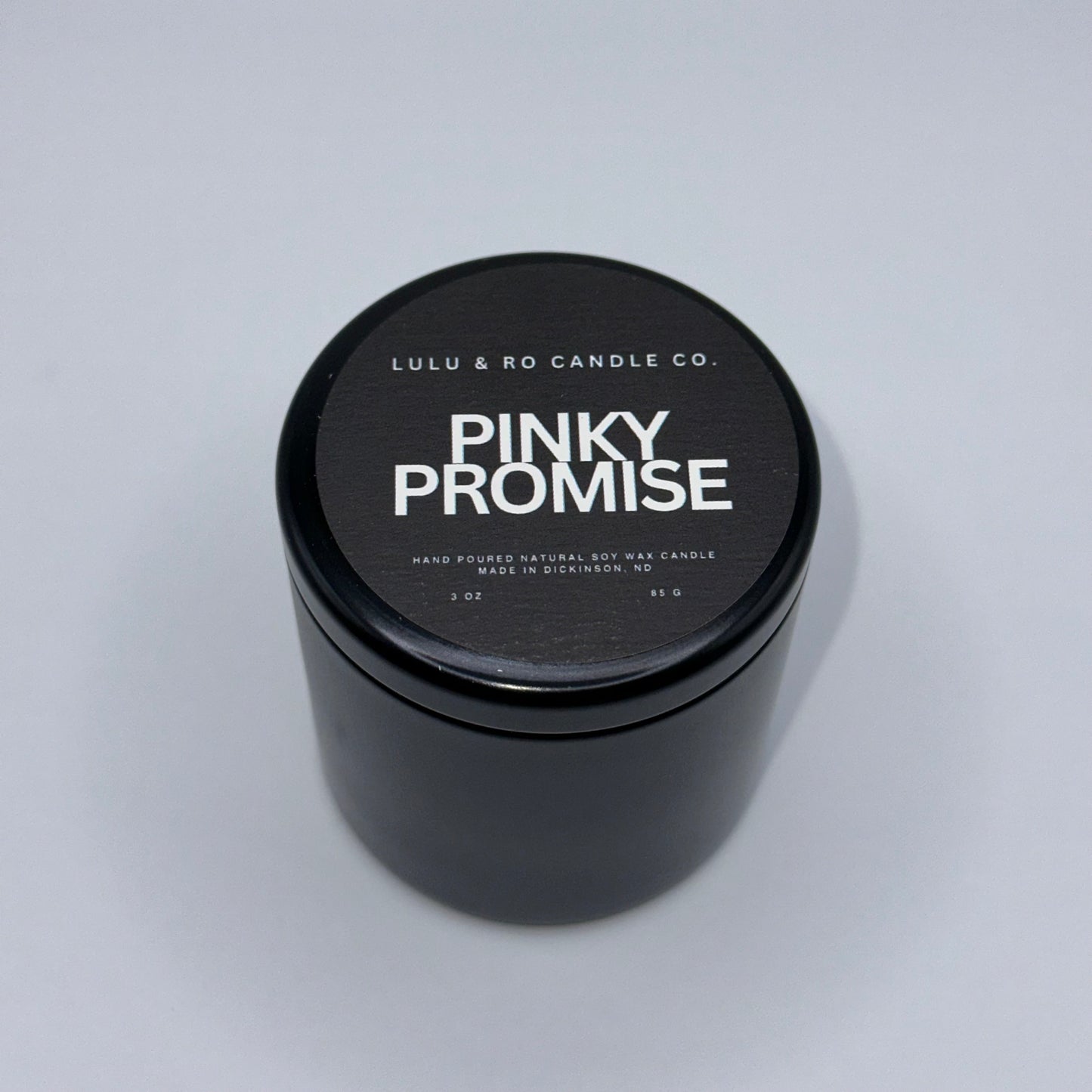 Pinky Promise Tin Candle