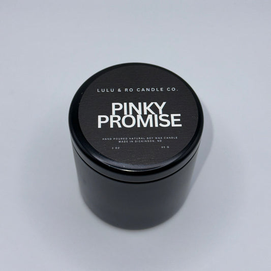 Pinky Promise Tin Candle