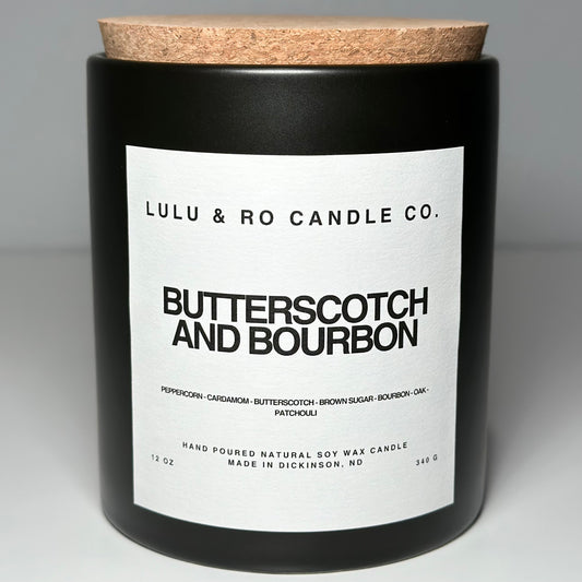 Butterscotch and Bourbon Candle