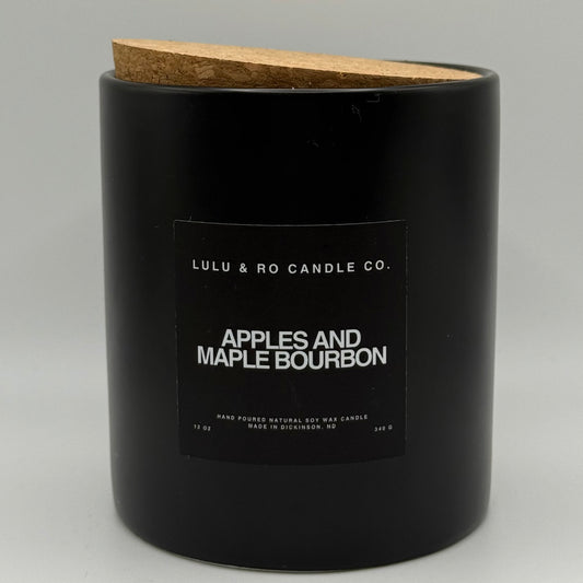 Apples and Maple Bourbon Candle