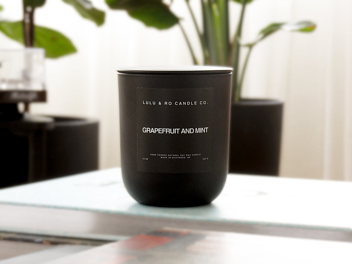 Grapefruit and Mint Candle