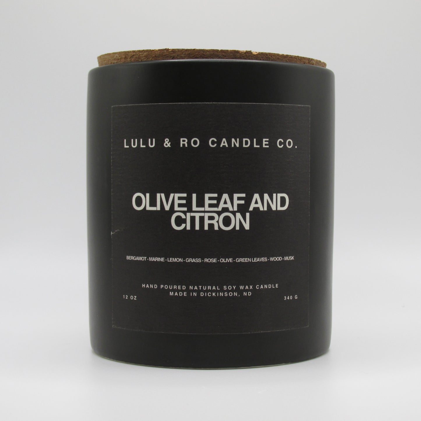 Olive Leaf and Citron Candle