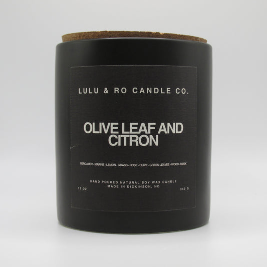 Olive Leaf and Citron Candle