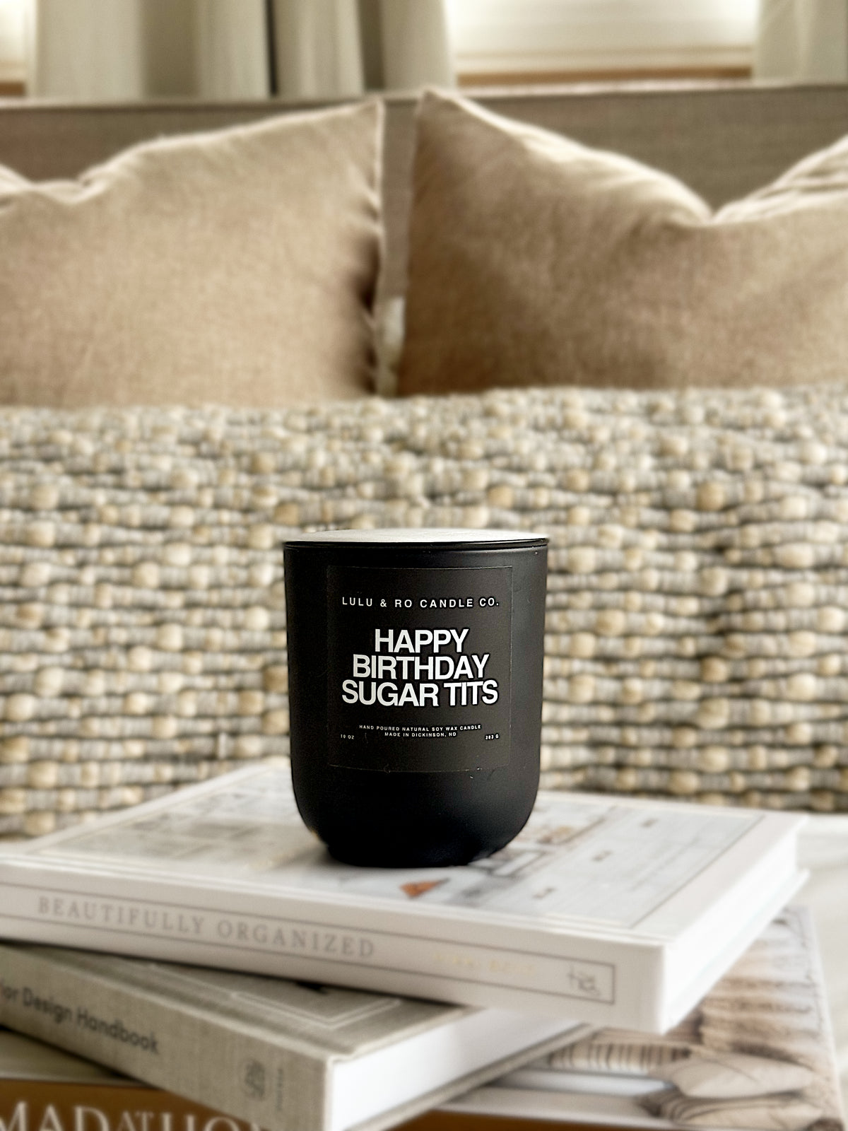 Happy Birthday Sugar Tits Candle