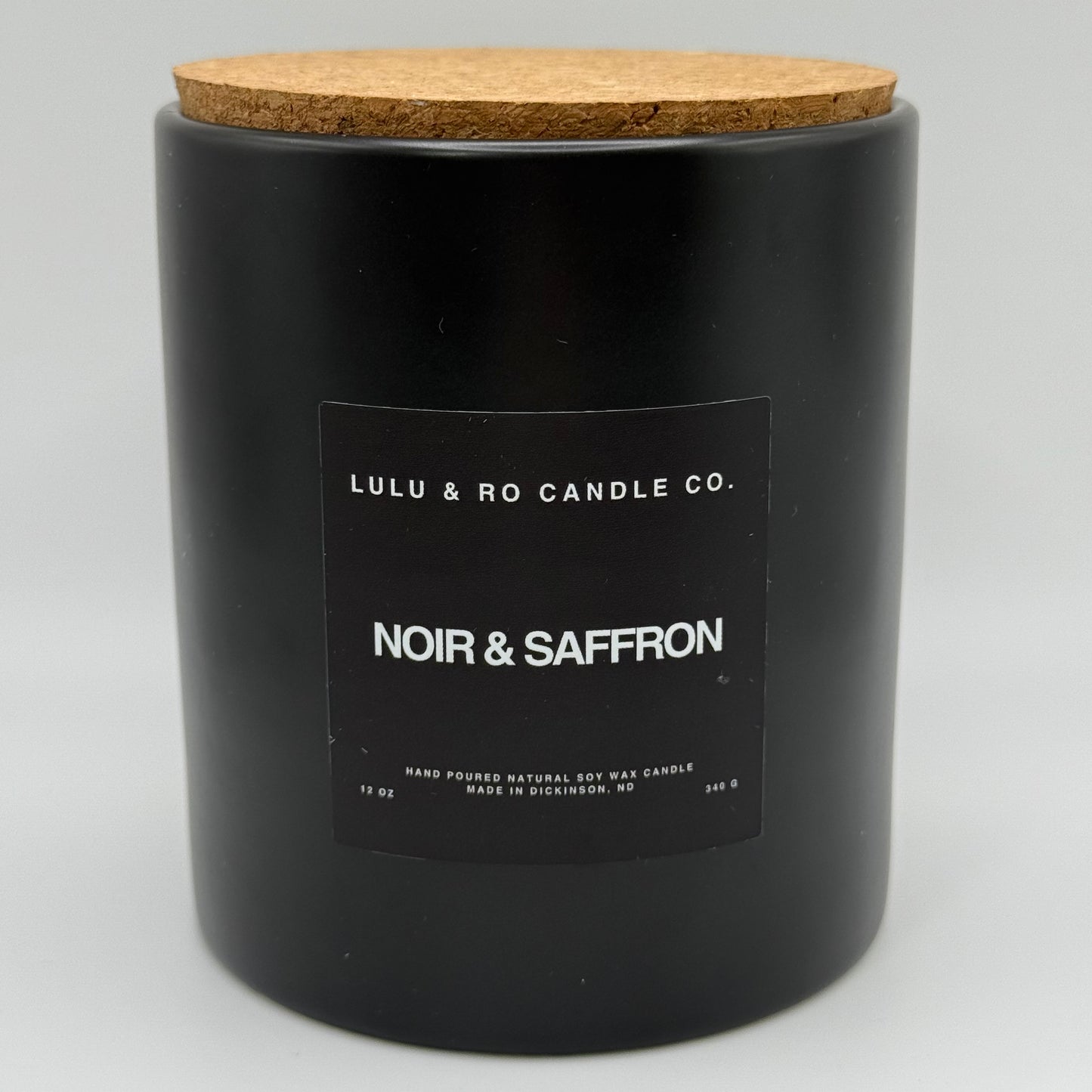 Noir & Saffron Candle