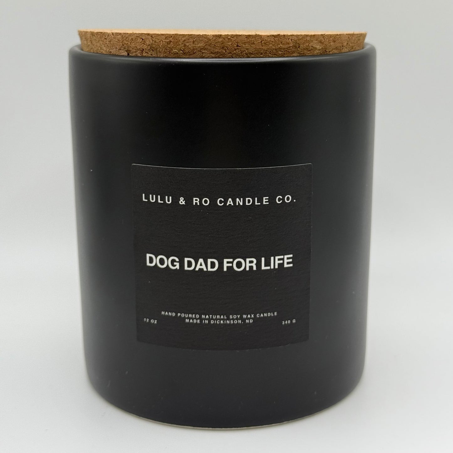 Dog Dad For Life Candle