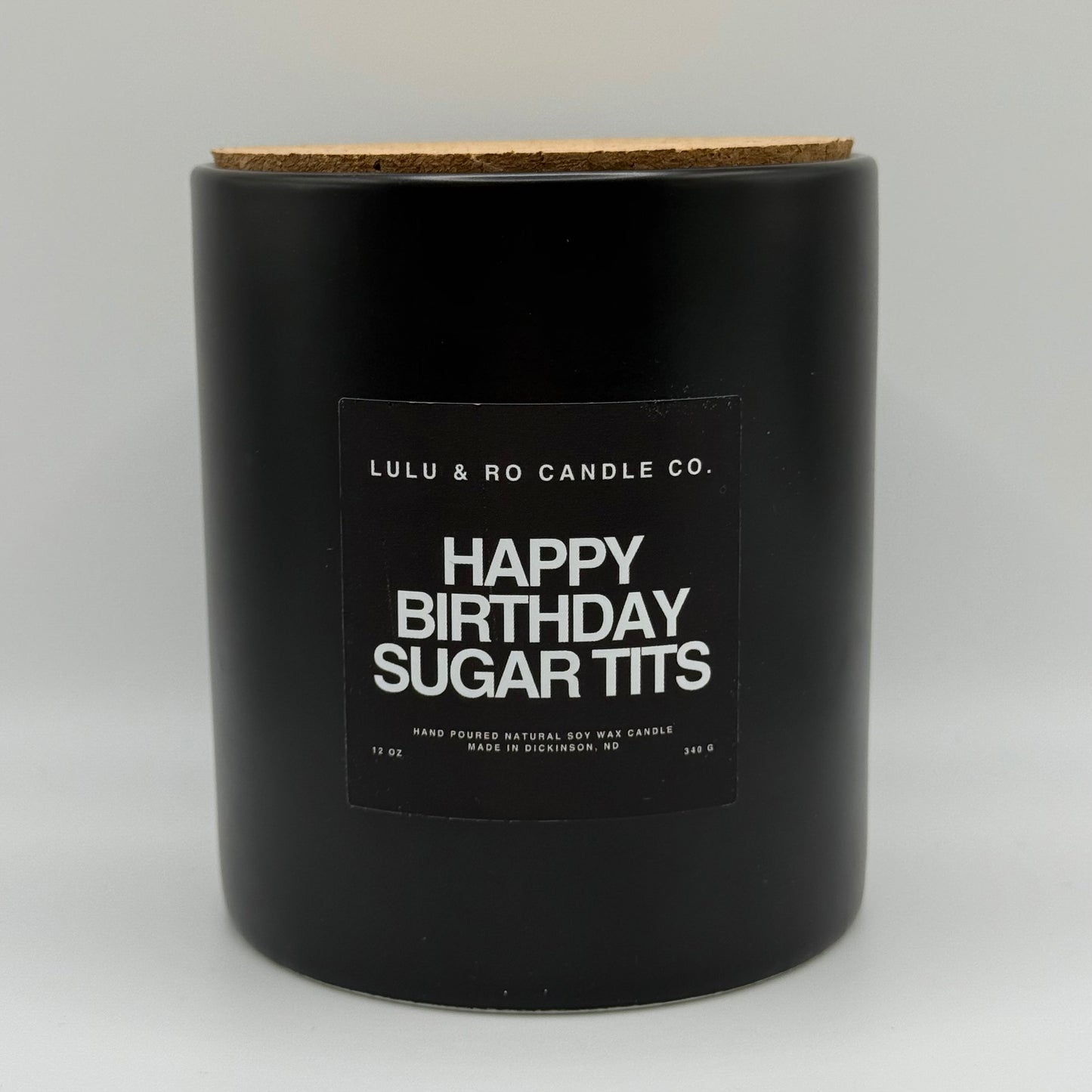 Happy Birthday Sugar Tits Candle